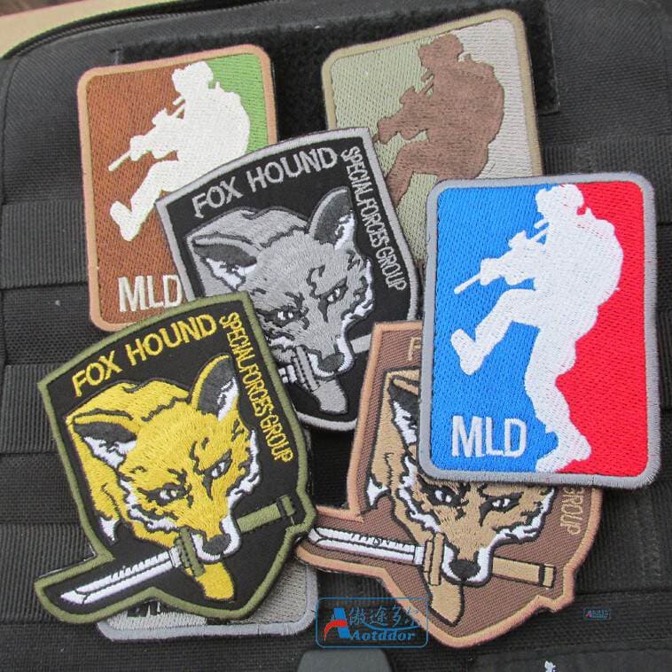 Direct Selling Cloth Patch Qianlong Spy Shadow Embroider Velcro Armband Outer Military Badge 3-Color Badge Tactical Storage 3