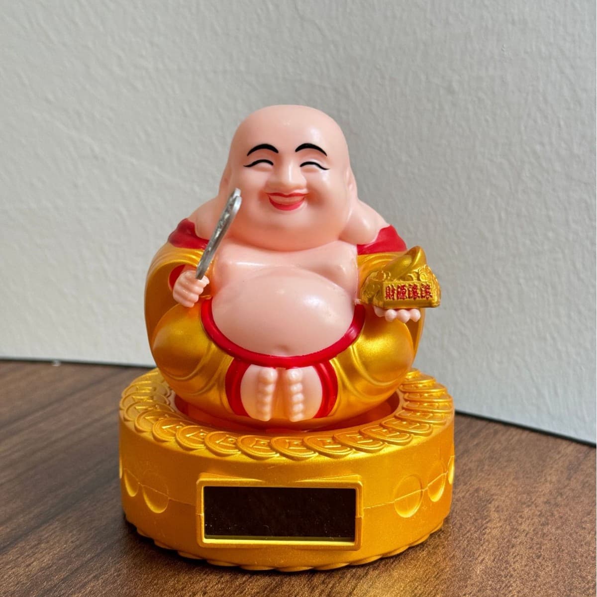 Large round-bottomed swinging maitreya buddha [golden buddha]