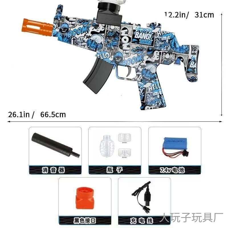 7.4v mini mp5 pineapple bottle - blue