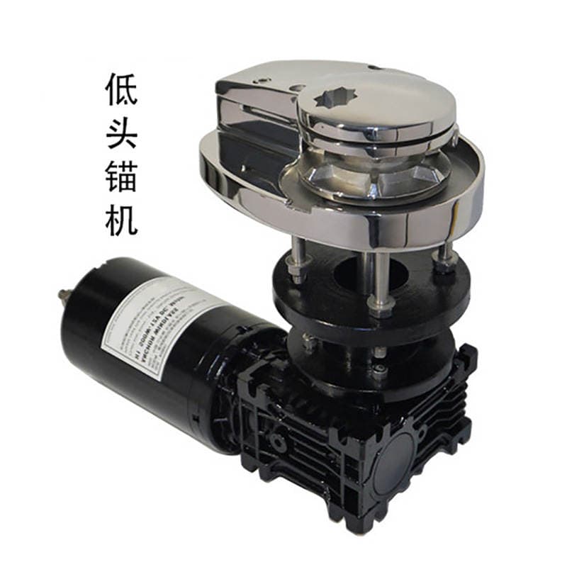 316 stainless steel 12v 1200W for up to 16 meters ship yacht vertical anchor winch 1