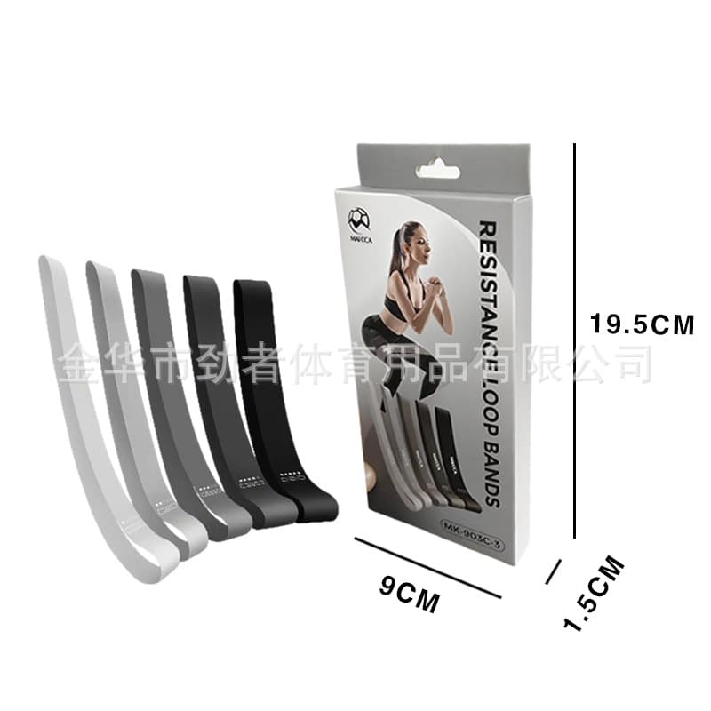 Premium gradient gray 5-color ribbon set with gift box