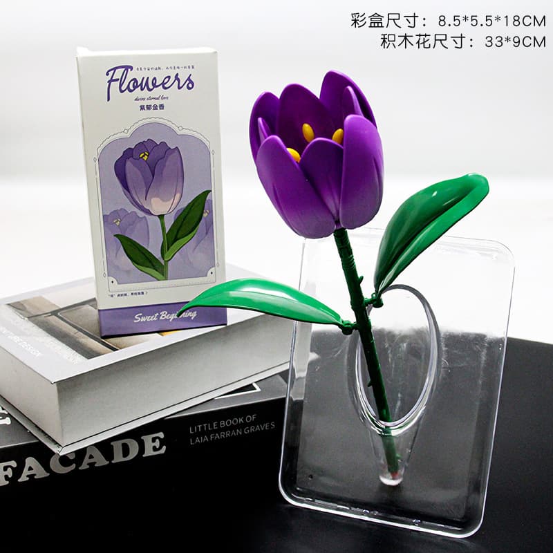 Ys66016 purple tulip