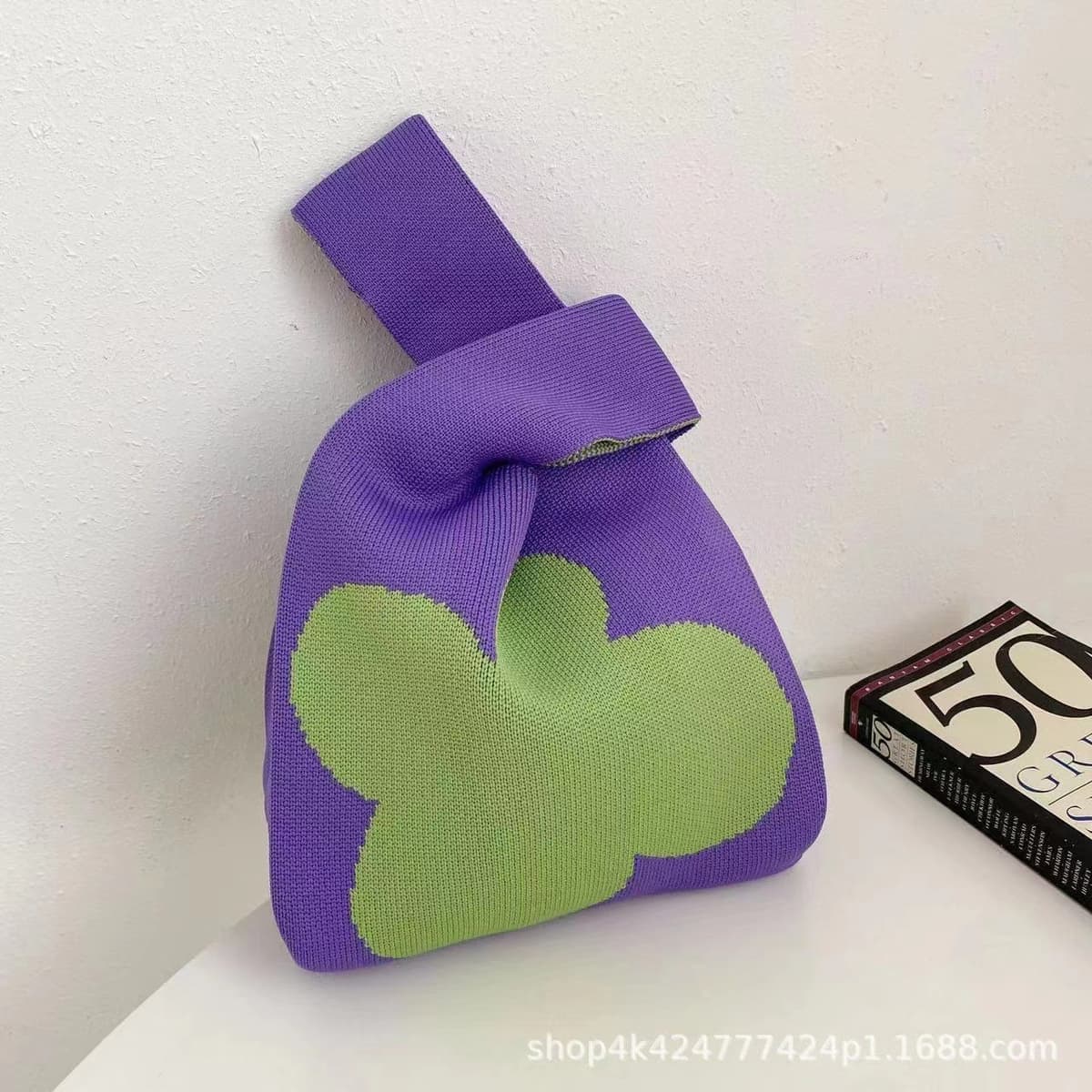 four-leaf clover purple
