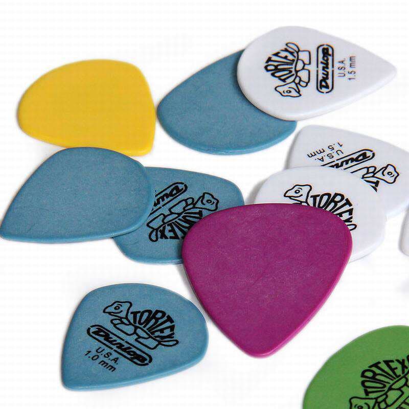 Dunlop Laylin Turtle Pick, Acoustic Guitar Shrapnel, Electric Guitar Quick-Play Jazz Pick, Large Triangle Pick 4