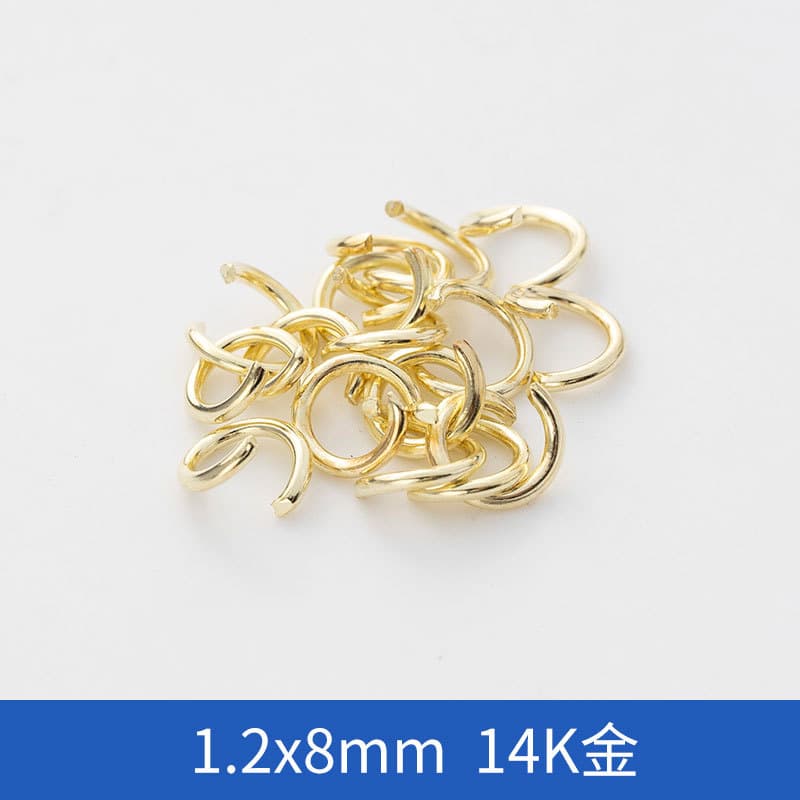 1.2 * 8mm14K gold [100]