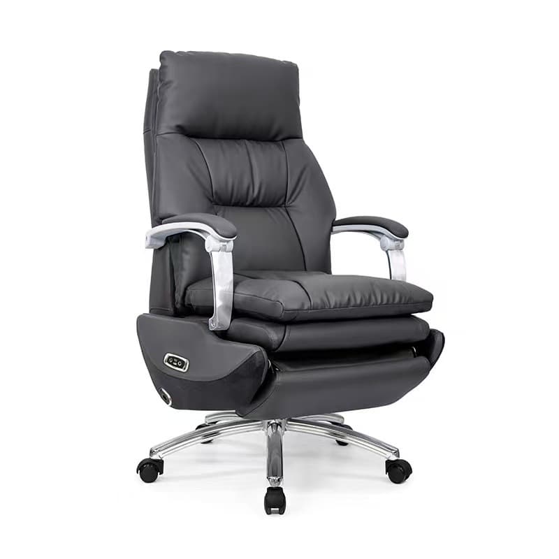 Dark gray first layer cowhide electric