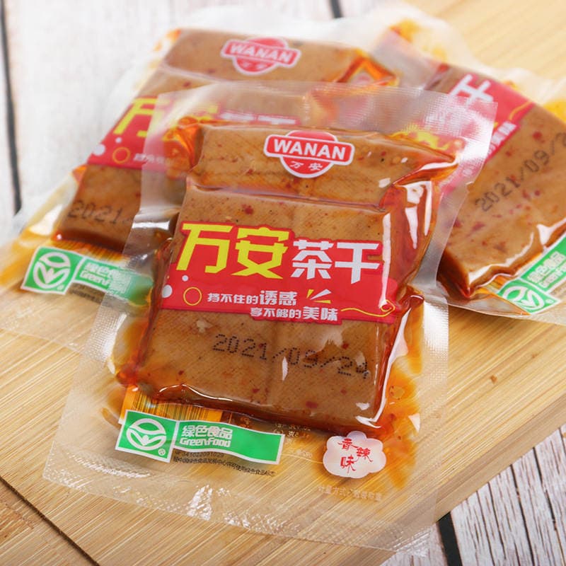Wan'an tea dried whole bag 5kg wholesale internet celebrity casual dried tofu snack chicken sauce flavor spiced flavor spicy flavor 3