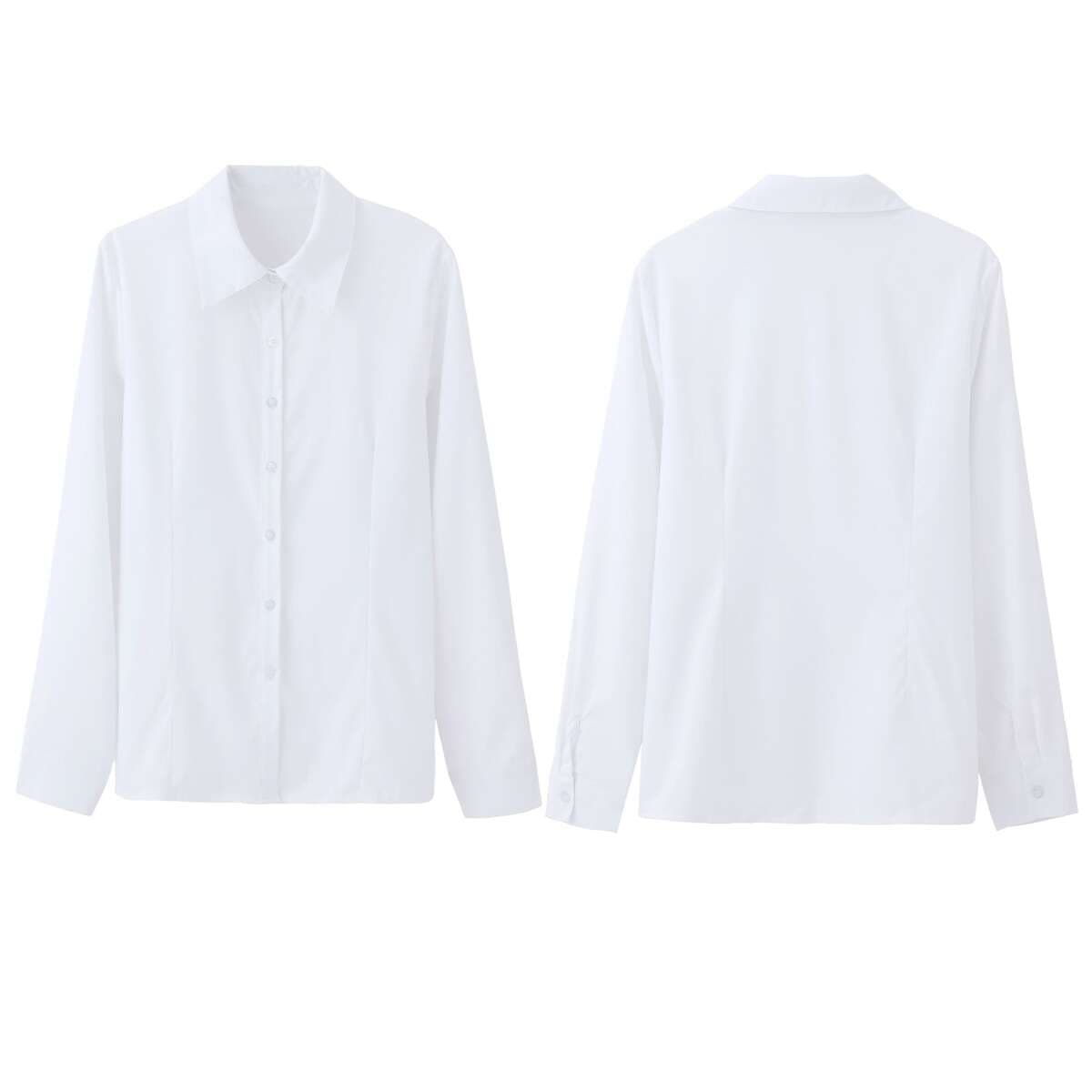 2026 Cross-Border Amazon European and American New Style Foreign Trade Women's Fashion Casual Long-Sleeved Cardigan Button-Up Shirt Top for Women 5