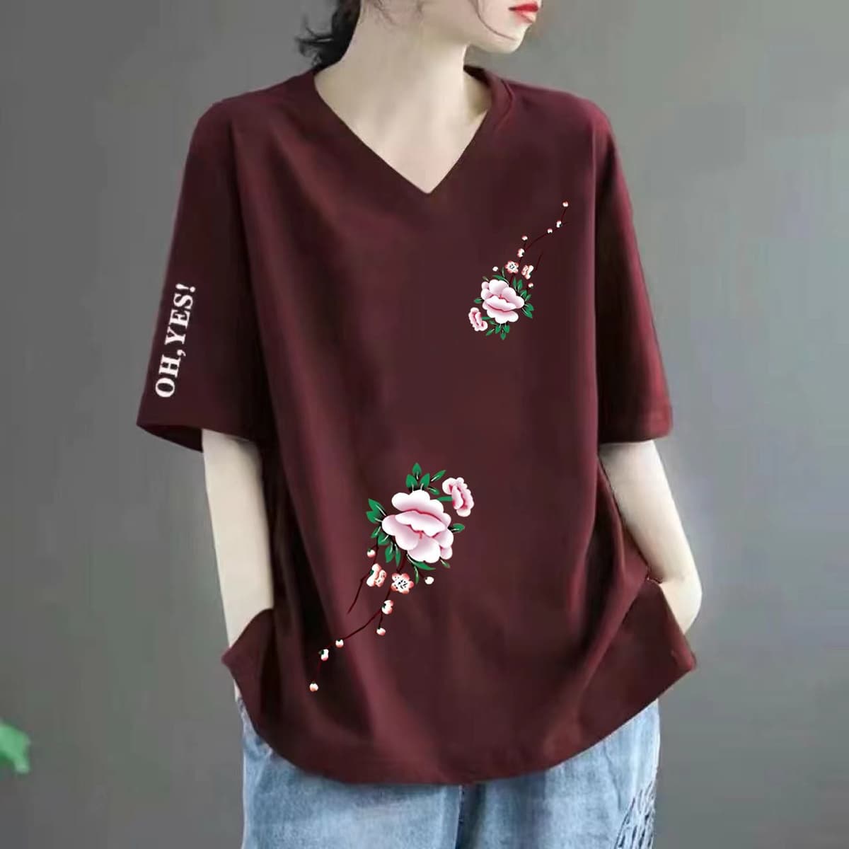 49 wine red [upper and lower lotus]