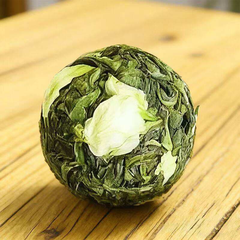 【Premium Jasmine Dragon Pearl】Authentic Jasmine Flower Tea from Hengxian, Traditionally Brewed Using Ancient Methods, Strong Aroma Type, Dragon Pearl Cloud Mist High Mountain Green Tea 3