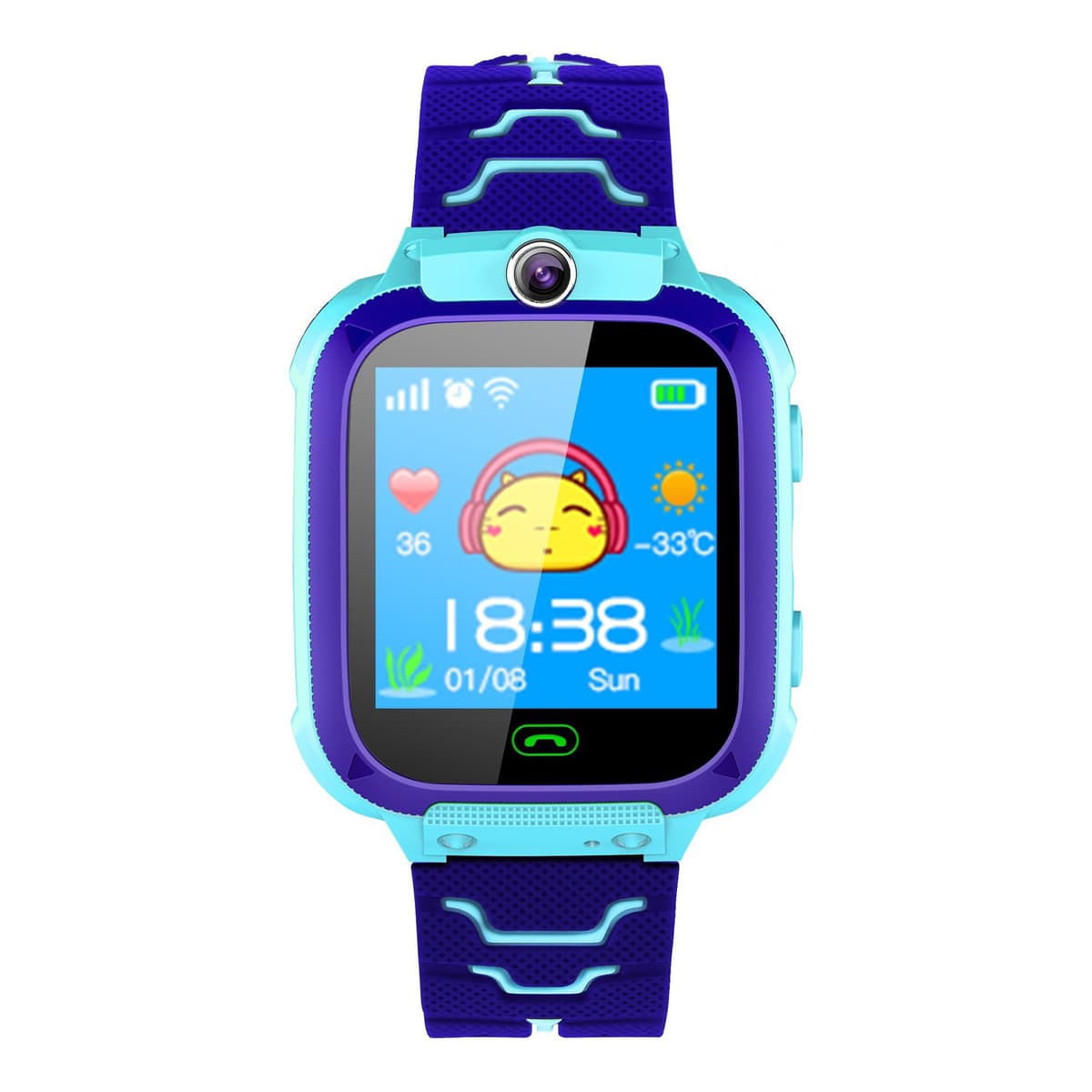 Q12B English is not waterproof (blue)