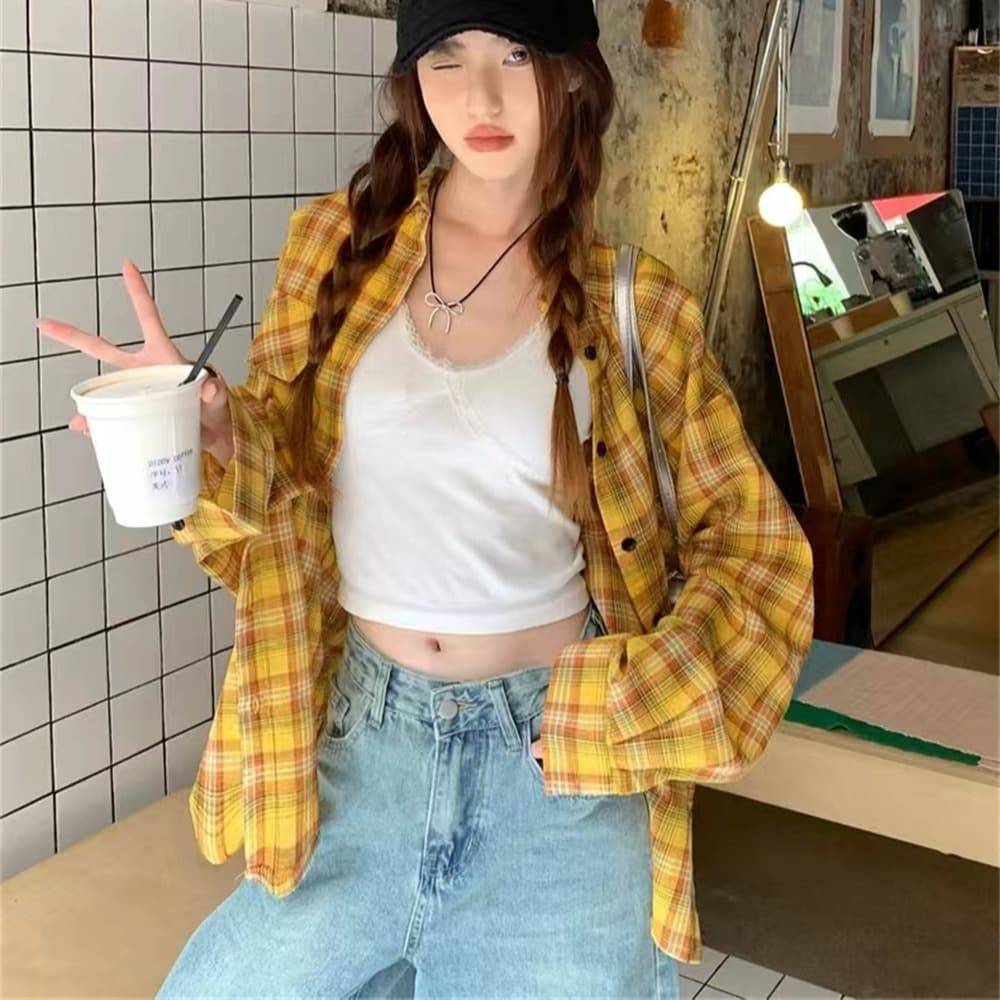 Yellow plaid