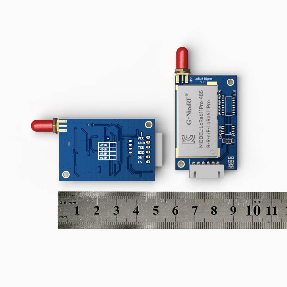 Kc Recognizes Lora611Pro 100Mw Aes Encrypted Mesh Self-Group Network Module Digital Transmission Radio Frequency Communication Rf Module 4