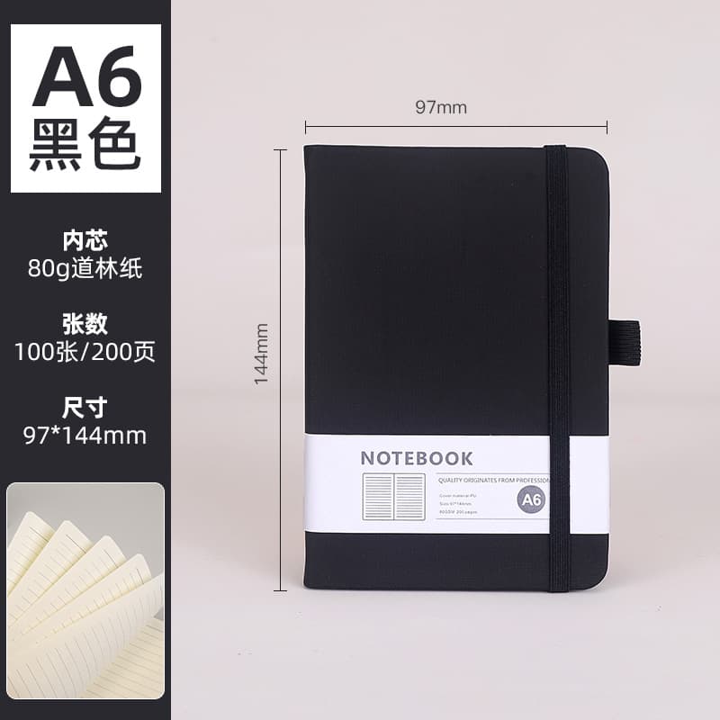 A6 black