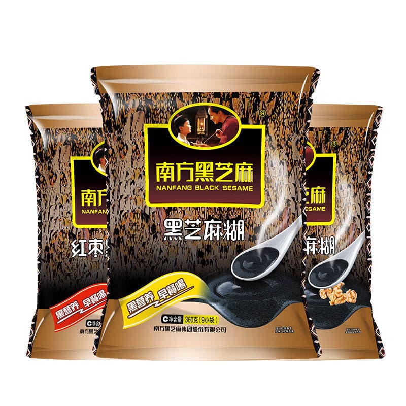 Southern Black Sesame Paste 360g Original Red Jujube Black Sesame Paste 280g Bagged Black Sesame Paste for Breakfast 1