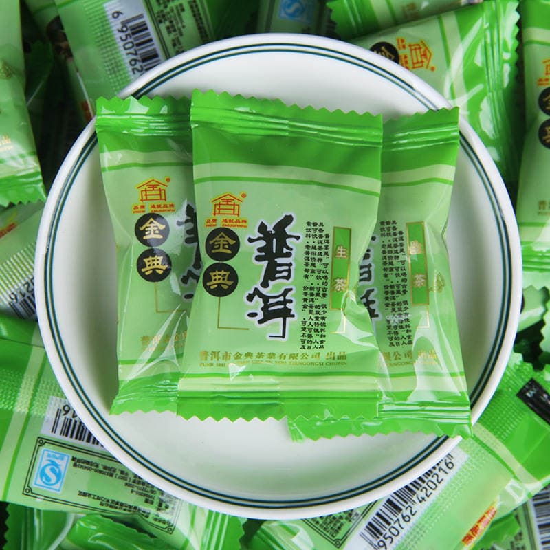 Yunnan Pu-er çayı, Jindian orijinal Tuo, Jade tortu, mini çiy çay 1