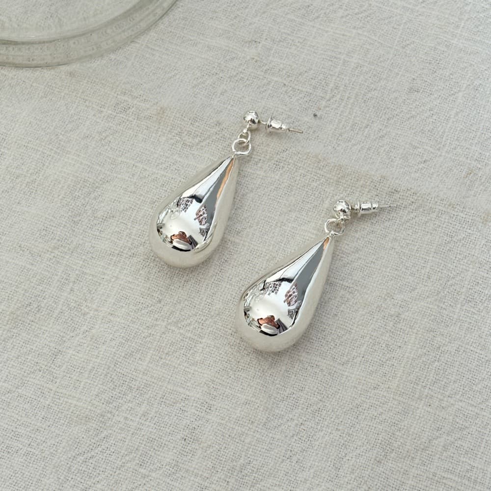 Silver earrings
