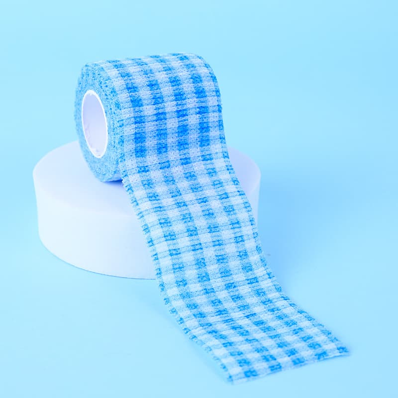 Gradient blue grid