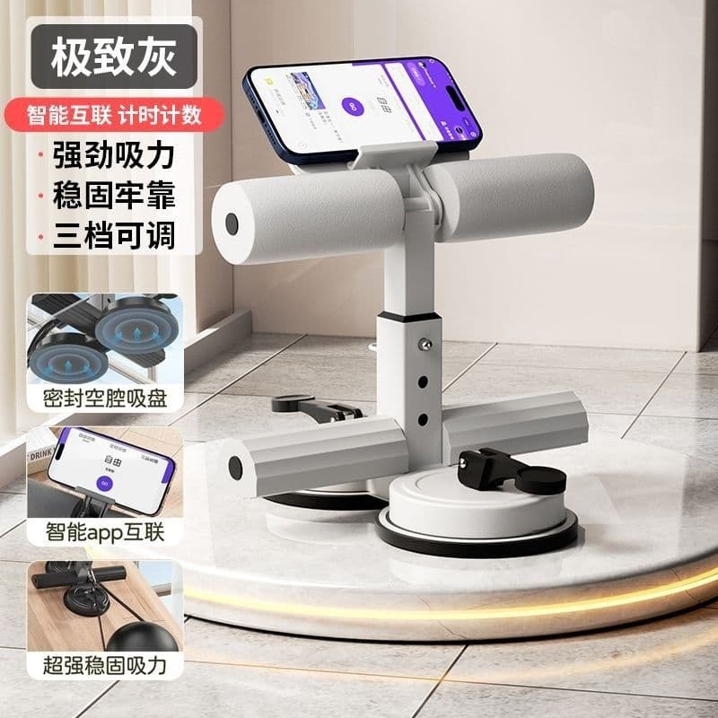 Stand abdominal curler gray