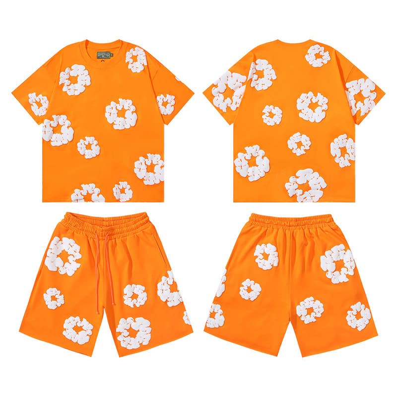 Short-sleeved suit [orange]