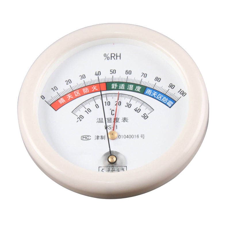 Tianjin Fengyang Ws-1 Hair Hygrothermograph Weather Station Laboratory Thermometer and Hygrometer Pointer Type Hair Hygrothermograph 5