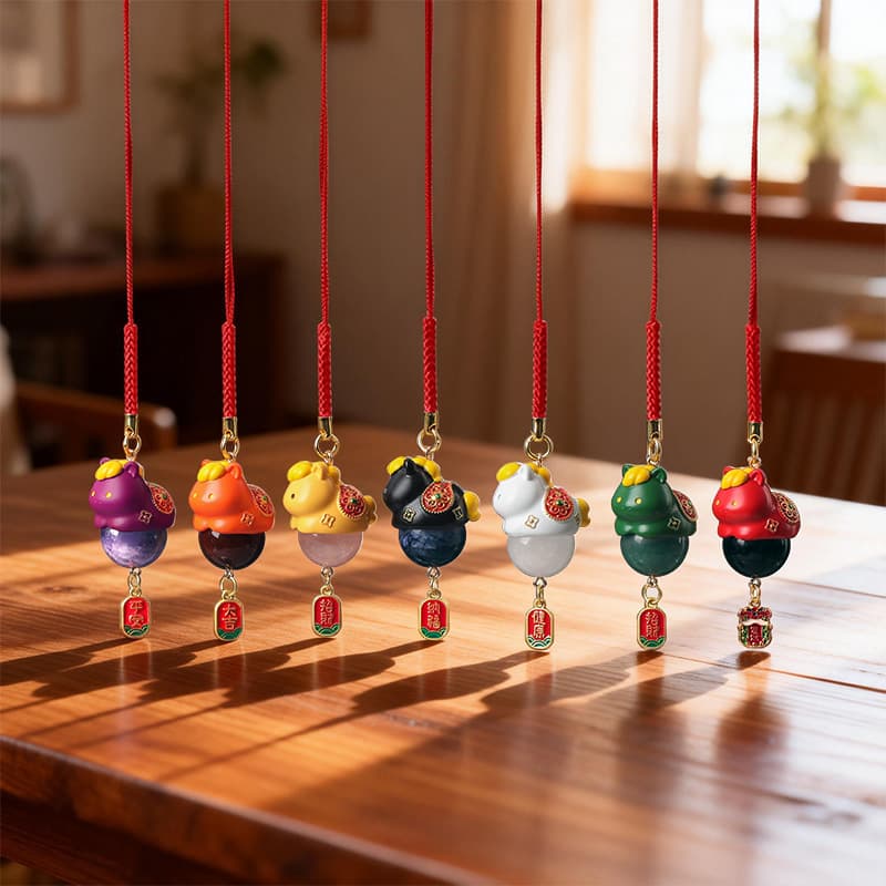 Fuma lingzhu crystal mobile phone chain blind box