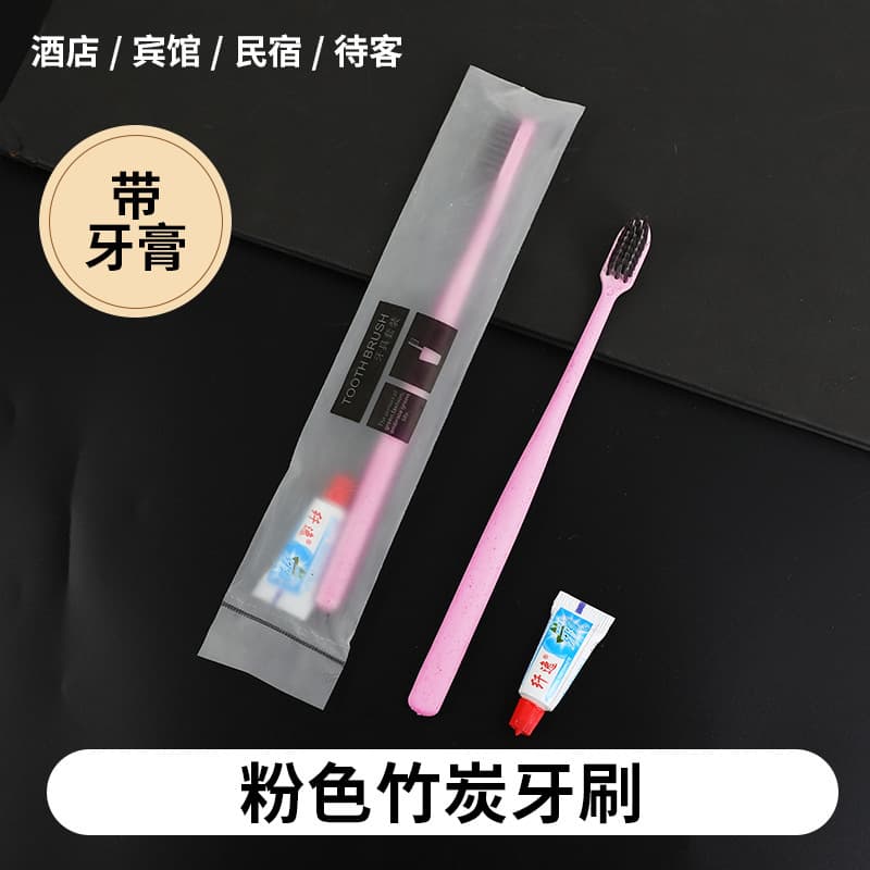 Soft film powder handle toothbrush + fiber toothpaste