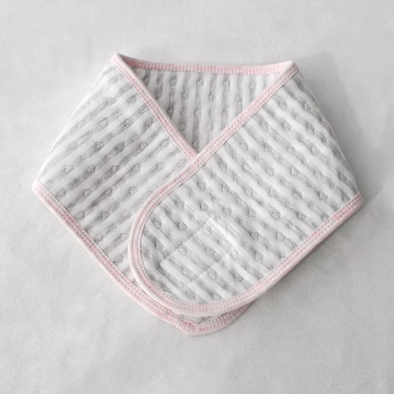 gray striped turban