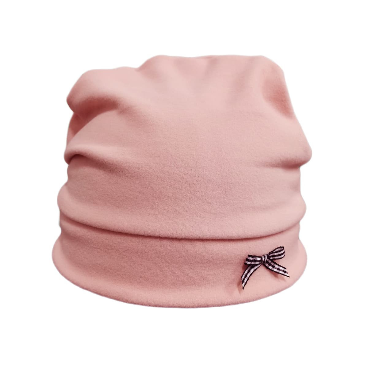 De velvet butterfly knot pink