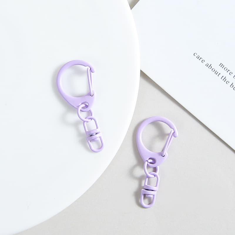 [light purple] d-shaped buckle + 8-shaped buckle
