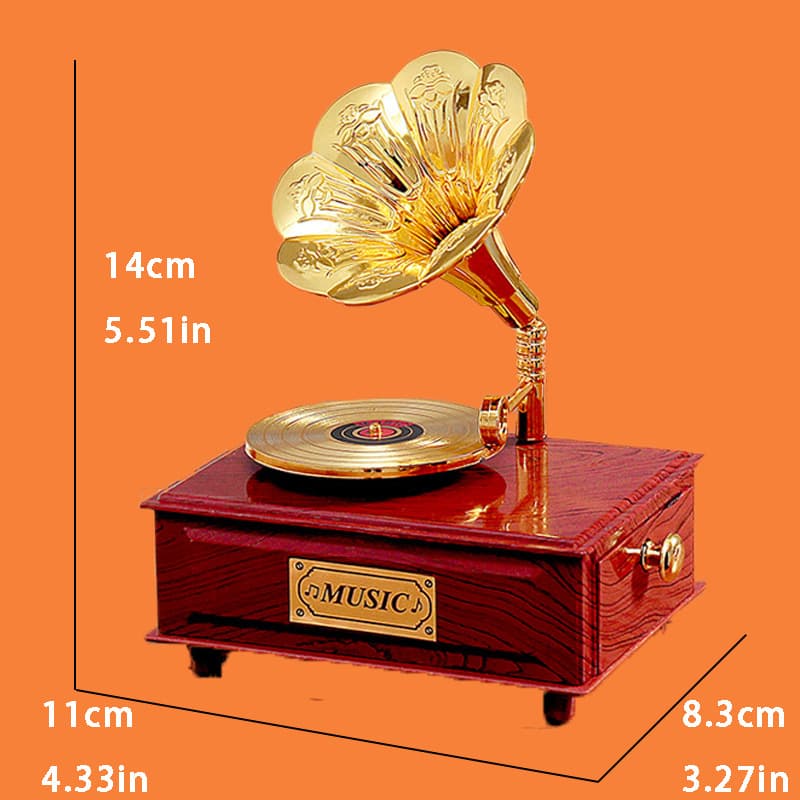 Brown small gramophone 8329 [170g]