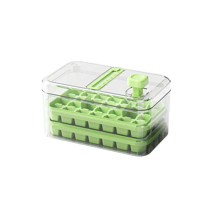 Ice Cube Mold Food Grade Household Press Ice Cube Homemade Ice Cube Artifact with Lid Ice Box Sealed Ice Storage Box 5