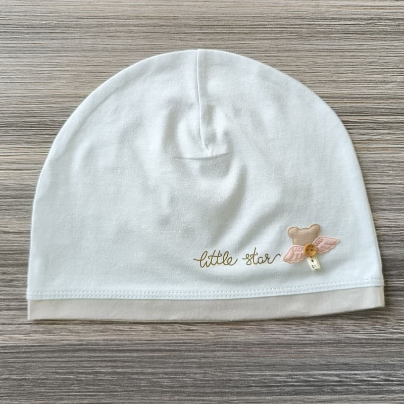 Thin Angel Bear Dome Cap light blue