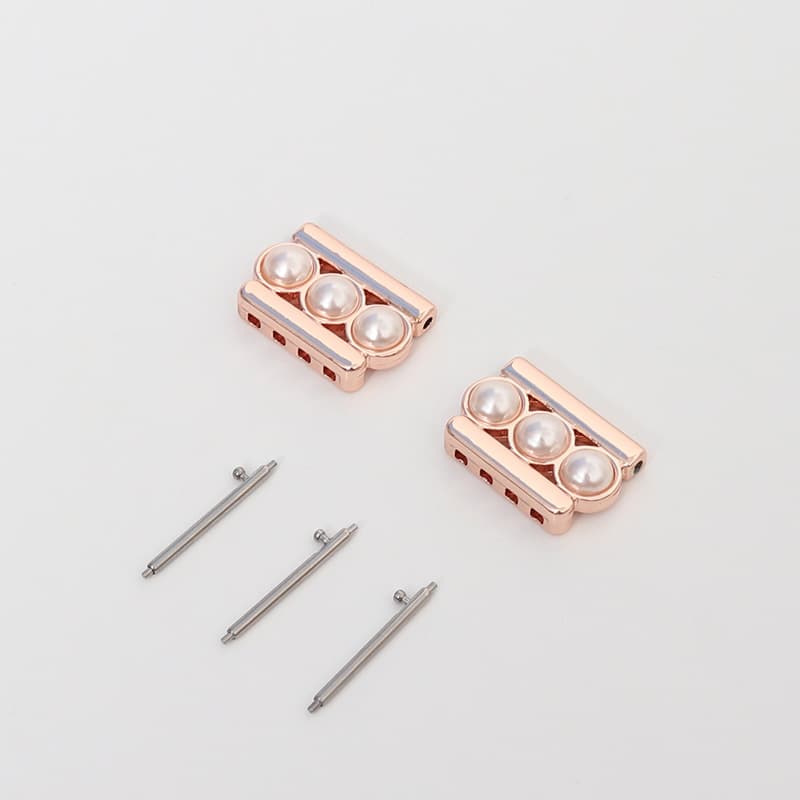 Pearl beaded style-rose gold