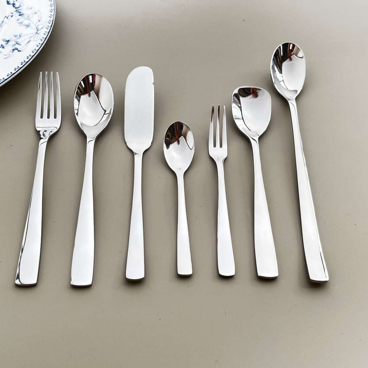 304 Stainless Steel Knife, Fork and Spoon Tableware Set Household Thickeneded Steak Knife, Fork and Spoon Hotel Restaurant Western Tableware 4