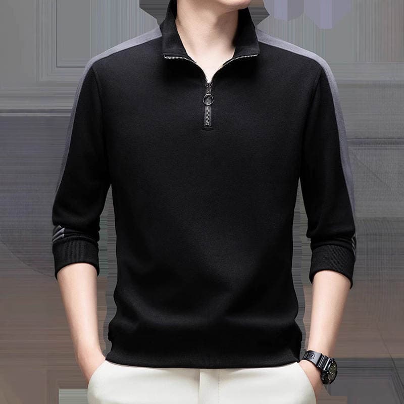 2025 New Autumn and Winter Men's Sweatshirts for Young and Middle-Aged Men's Outdoor Sports and Leisure Stand-Up Collar Zipper Tops and Jackets 11 3