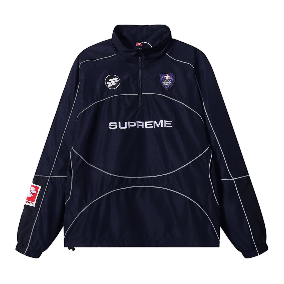 Reflective strip blue [jacket]