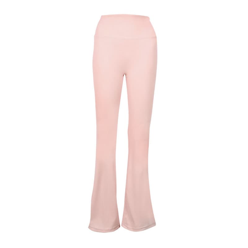 Sakura pink bell-bottom pants