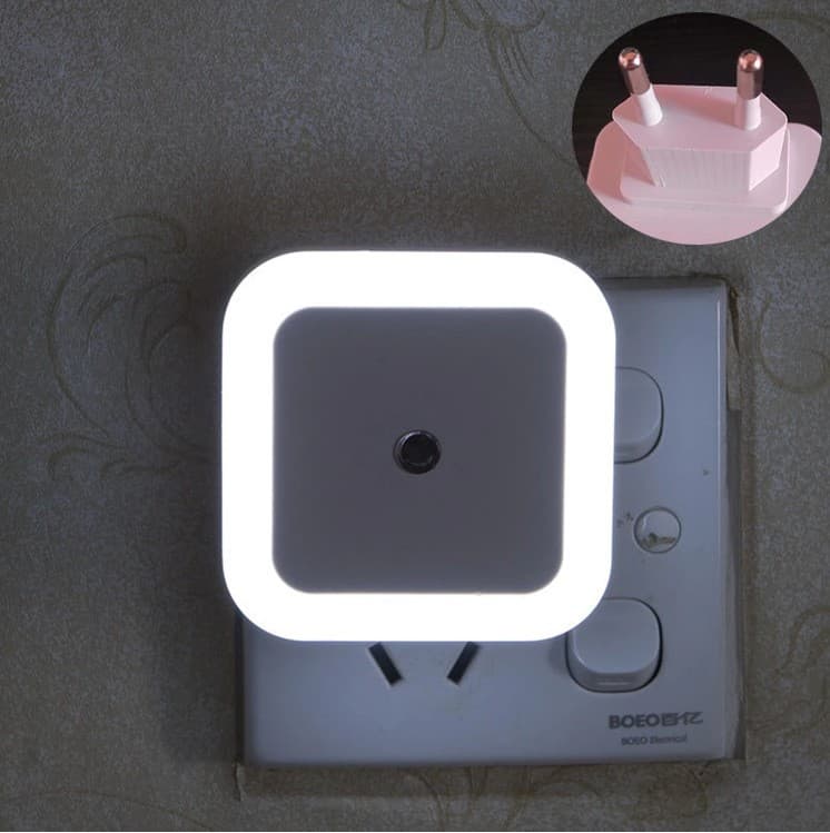 Light control model square white (european plug)