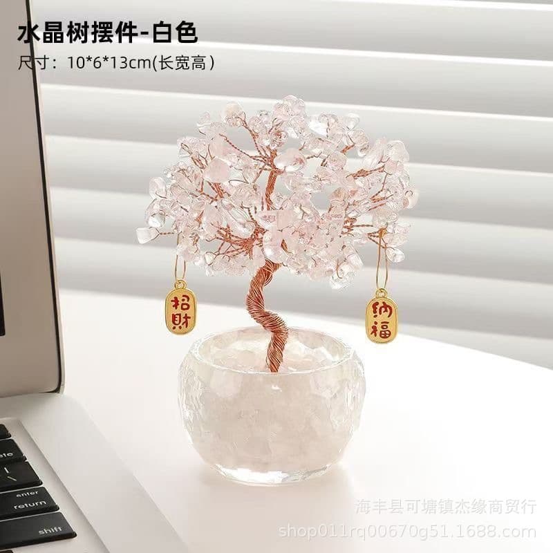 "symbolizing purity" white crystal (purifying the soul)