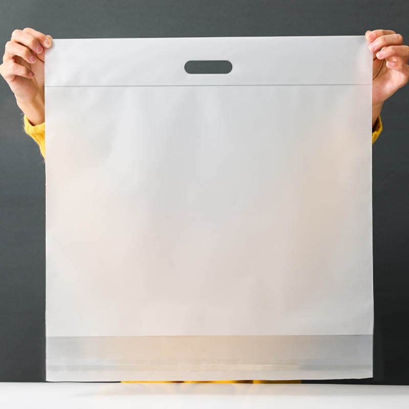 Cpe Frosted Transparent Tote Courier Bag, New Material, Thickened Clothing Packing Bag, Logistics Packaging Bag Wholesale 3
