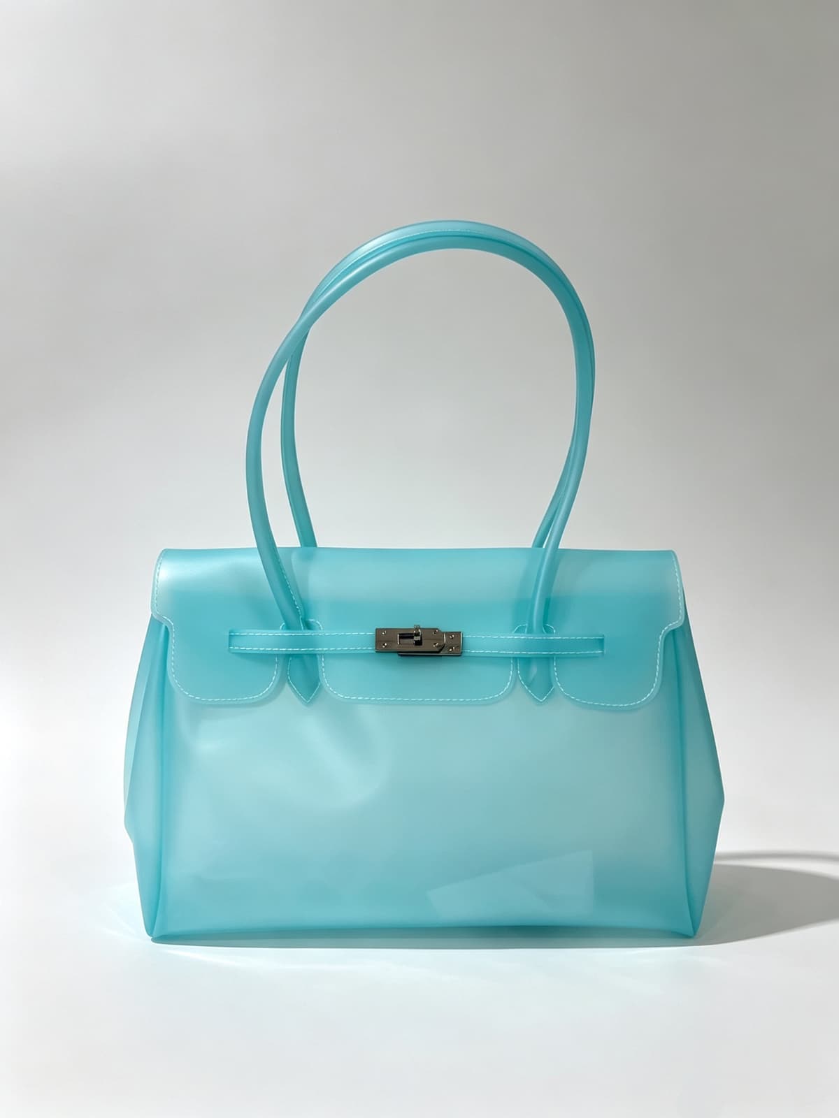 Tpu transparent sky blue