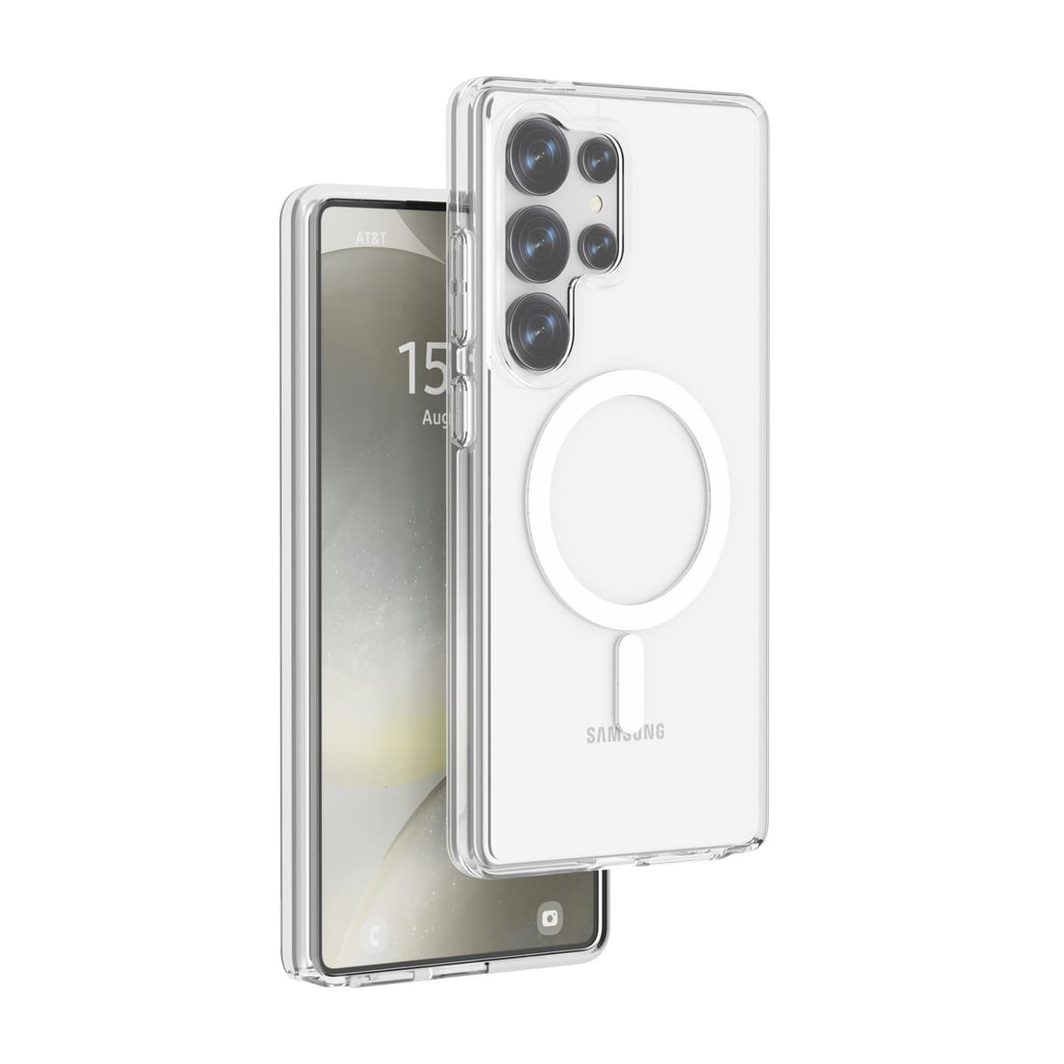 Transparent white - magnetic [thickened 2.0]