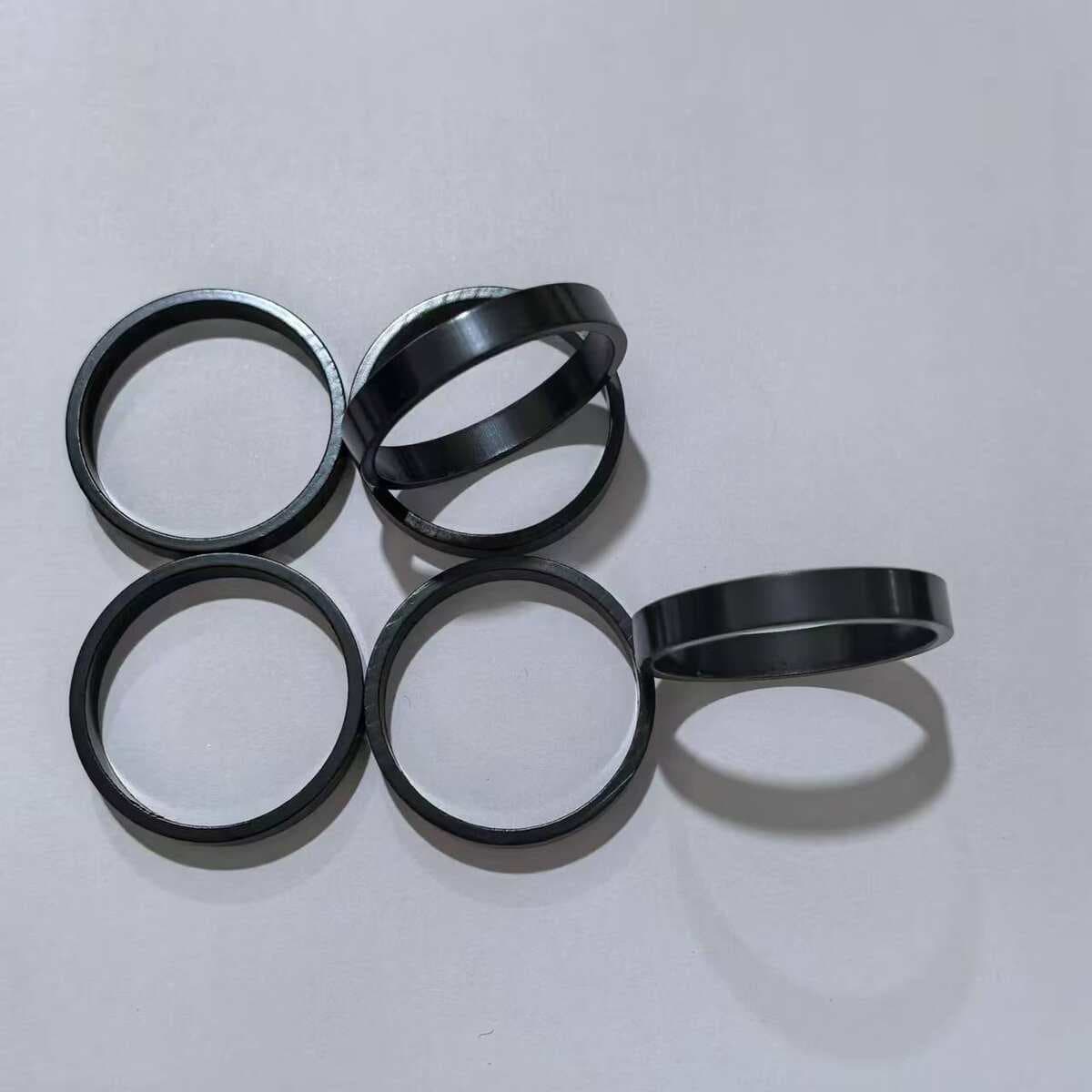Mountain Bike Headset Spacers 28.6mm Fork Stem Rings 5mm Bicycle Stem Spacers Height-Increasing Spacers 4