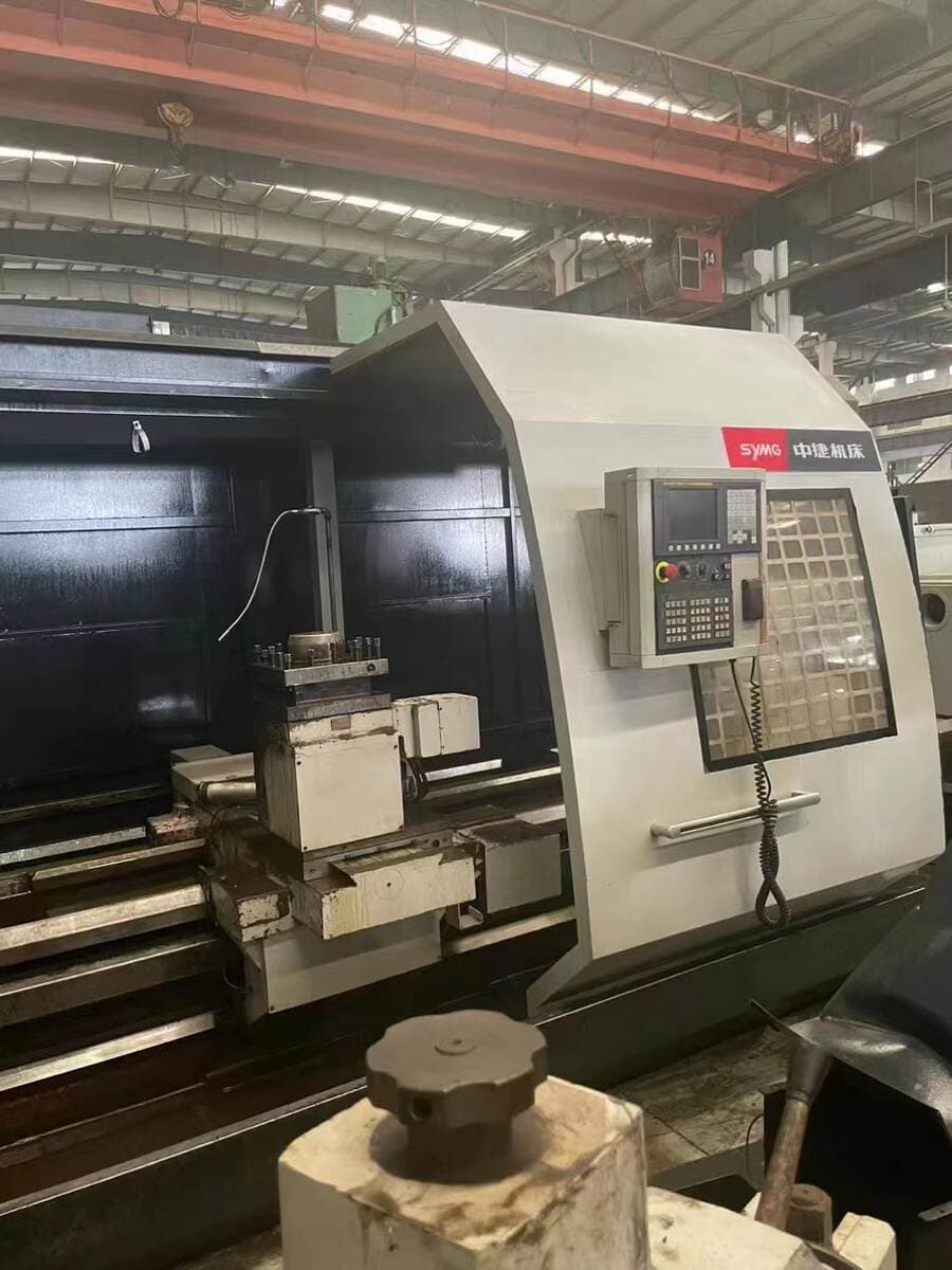 İşlənmiş Shenyang Htc 125300 CNC Horizontal Torna, 1250 mm yellənmə diametri 5