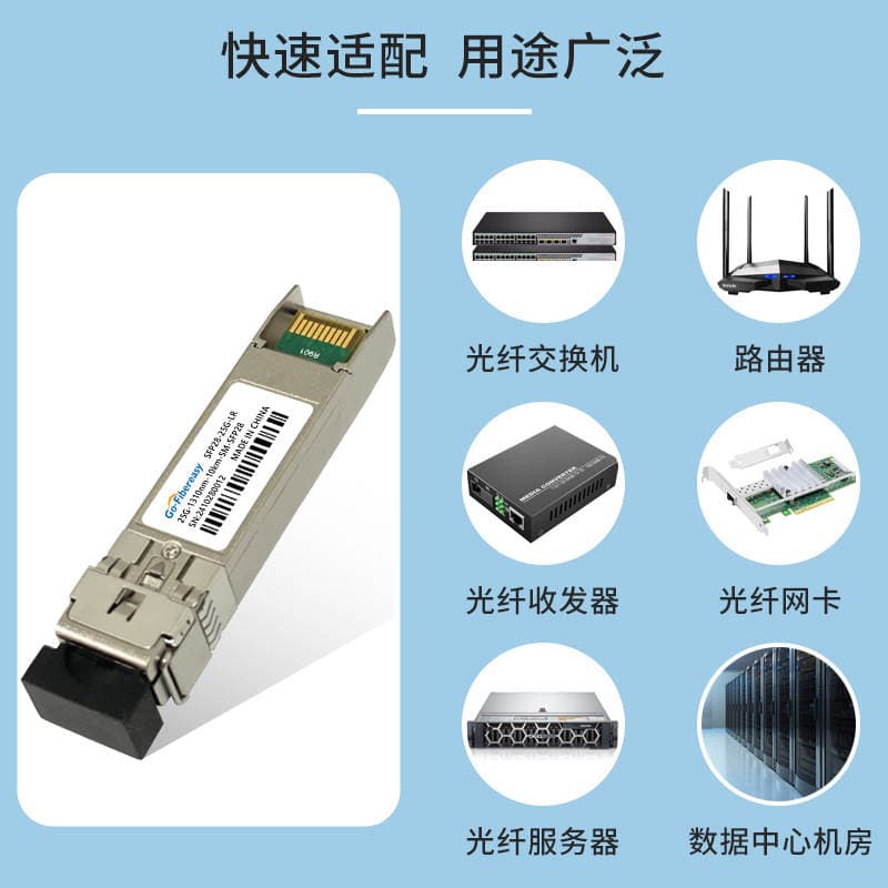 25g Single-Mode Optical Module Sfp-25G-Lr Dual Lc 1310Nm 10Km Compatible with Huawei Mellotech Equipment 4