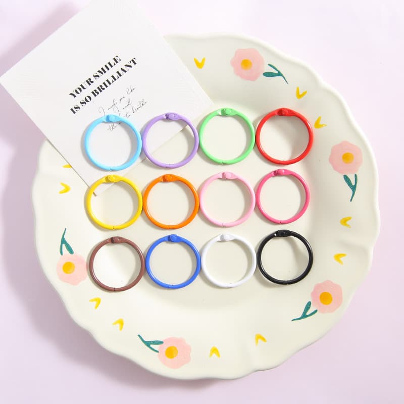 [mixed colors randomly sent] 3cm card ring