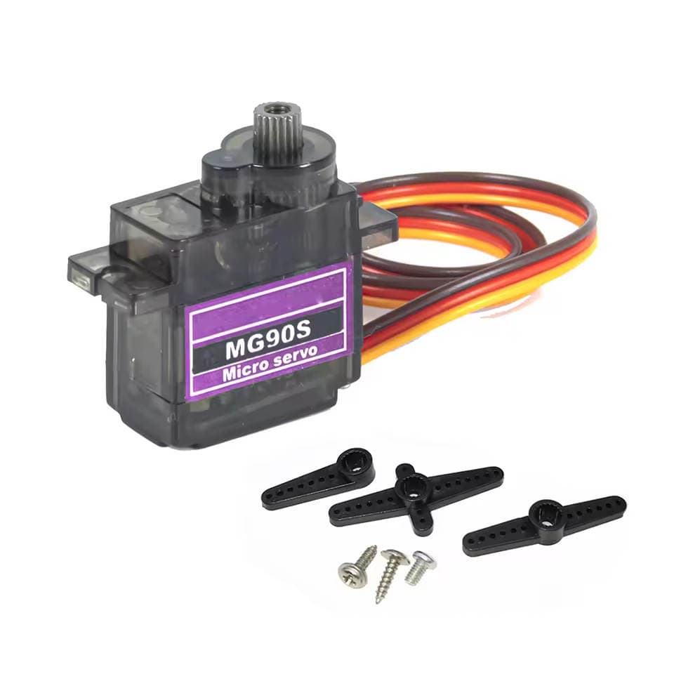 Mg90S Metal Gear Steering Gear Mg90S 3D Shuangfei 450 Electric Straight Inclined Disc Mg90 Steering Gear 2