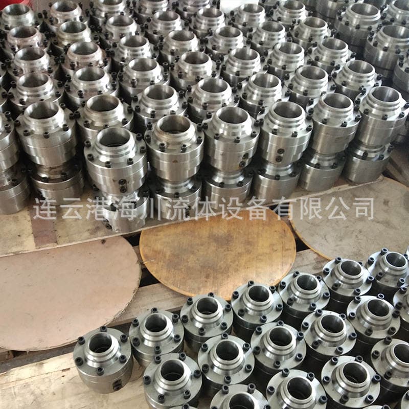 Kran borusu üçün universal fırlanan birləşmə, DN100, paslanmayan polad 304, PTFE astarlı 4