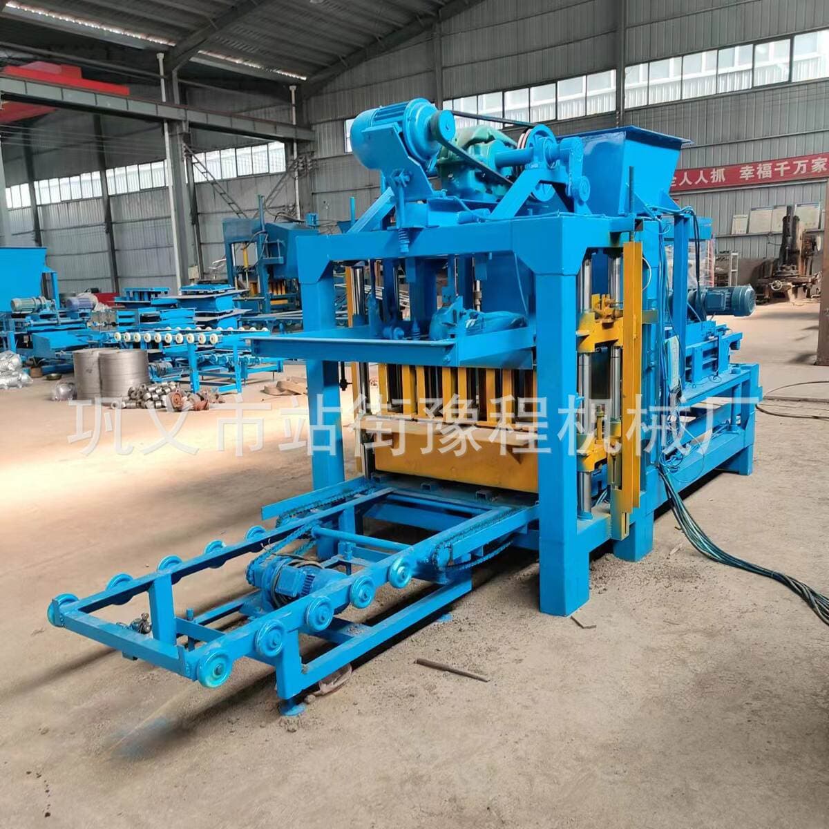 Small Electric Hollow Block Machine, Fully Automatic Hydraulic Brick Making Machinery, Household Pad Block Machine 2